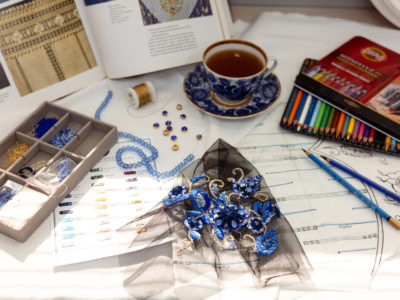 Выставка работ в Ателье вышивки Высокой моды E.Va