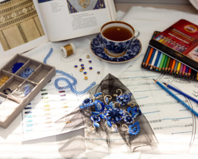 Выставка работ в Ателье вышивки Высокой моды E.Va